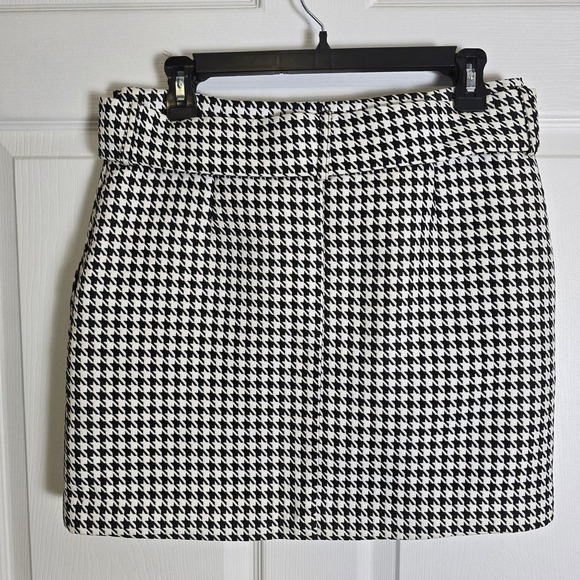 Forever 21 Skirt with Belt-Black/White-Women's 28 - Picture 3 of 7